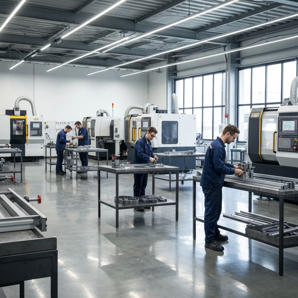 Metal fabrication workshop UAE - CNC cutting and steel forming Sharjah